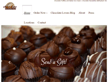 Tablet Screenshot of chocolatenecessities.com